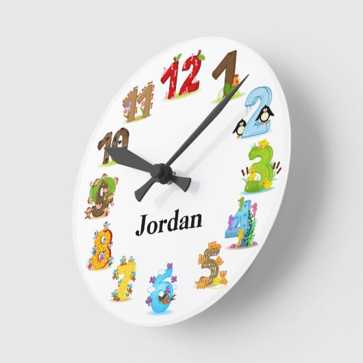 Aangepaste dierklok ronde klok (Hoek)