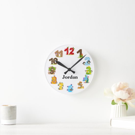 Aangepaste dierklok ronde klok (Huis)