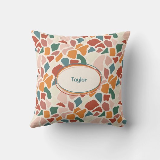 Aangepaste dierlijke afdrukken kussen (Achterkant)
