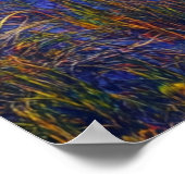 Aangepaste digitale strand gelukkige plek TV kunst Poster (Hoek)