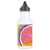 Aangepaste, dikke zomervibes vers watermeloen paar waterfles  (Links)