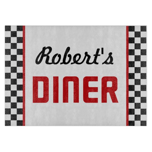 Aangepaste Diner Cutting Board Snijplank (Voorkant)