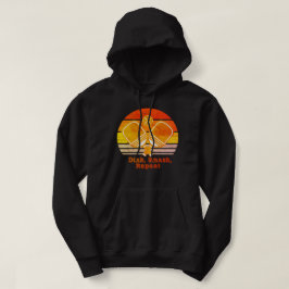 Aangepaste Dink & Smash Sunset Design Pickleball H Hoodie