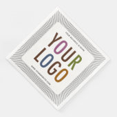 Aangepaste Dinner Servetten met Bedrijf Logo Bulk (Hoek)
