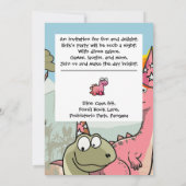 Aangepaste Dino 6e verjaardag voor Dino lover jong Kaart (Achterkant)