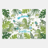Aangepaste Dino-mite voor elke gelegenheid Inpakpapier Vel (Voorkant)
