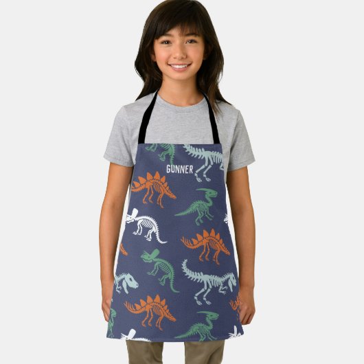 Aangepaste Dinosaur All-Over Print Apron Schort (Insitu)
