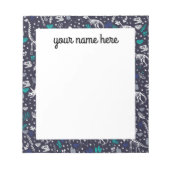 Aangepaste Dinosaur Skeletons-laptop Notitieblok (Voorkant)