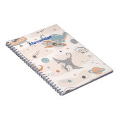 Aangepaste dinosaurus voor schattige kinderen notitieboek (Rechterzijde)