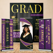Aangepaste diploma-banner, diploma-tijdschriftcove wandkleed