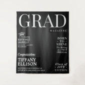 Aangepaste diploma-banner, diploma-tijdschriftcove wandkleed (Voorkant)