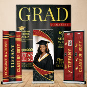 Aangepaste diploma-banner, omslag van afstudeertij wandkleed