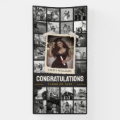 Aangepaste diploma-banner, retro-fotocollage 4x8' spandoek (Verticaal)