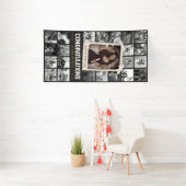 Aangepaste diploma-banner, retro-fotocollage 4x8' spandoek (Insitu)