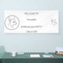 Aangepaste diploma-banner voor honden | Foto & ras
