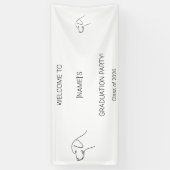 Aangepaste diploma-banner voor honden | Foto & Ras Spandoek (Verticaal)