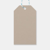 Aangepaste diploma bedankkaart cadeaulabel (Achterkant)