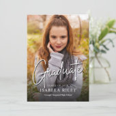 Aangepaste diploma-uitnodiging kaart (Staand voorkant)