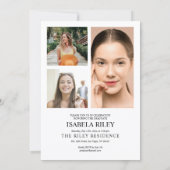 Aangepaste diploma-uitnodiging kaart (Achterkant)