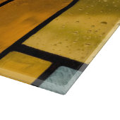 Aangepaste directie Glas in lood Snijplank (Hoek)