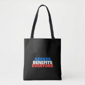 Aangepaste Disability Pride Toegankelijkheid Baat Tote Bag (Voorkant)