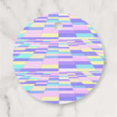 Aangepaste Disco Bruiloft Bedankjes Labels (Achterkant)