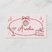 Aangepaste disco verjaardagsplaats kaart plaatskaartje (Voorkant)