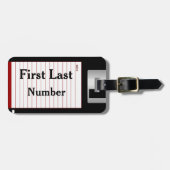 Aangepaste diskette met diskettes en dvd's met twe bagagelabel (Voorkant horizontaal)