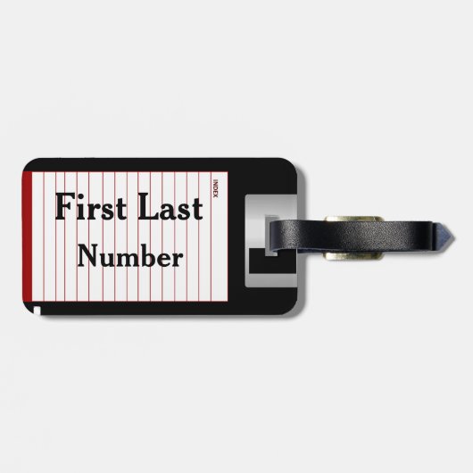 Aangepaste diskette met diskettes en dvd's met twe bagagelabel (Achterkant horizontaal)