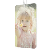 Aangepaste DIY 2 foto Eenvoudige Sjabloon Auto Luchtverfrisser (Links)