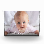 Aangepaste DIY Baby Sweet Schattigee Liefde Script Fotoblokken (Voorkant)