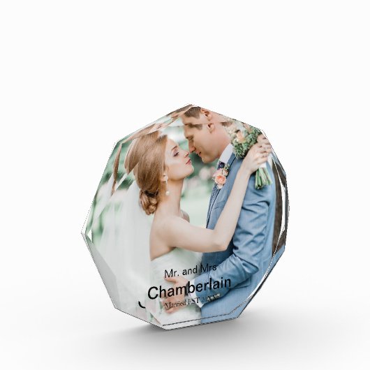 Aangepaste DIY bruiloft aandenken Fotoblokken (Links)