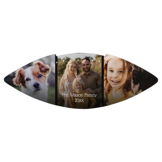 Aangepaste DIY-fotoserie Naam Cool Modern Football (Paneel)