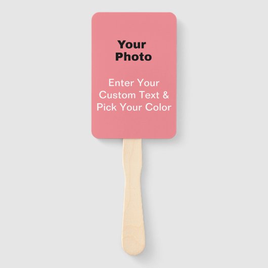 Aangepaste DIY-handventilatoren Handwaaier (Voorkant)