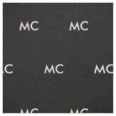 Aangepaste DIY-naam monogram textiel Stof (Swatch)