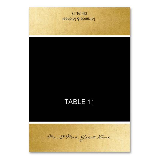 Aangepaste DIY Weddenningkaart Plaatskaarten Kaart (Voorkant)