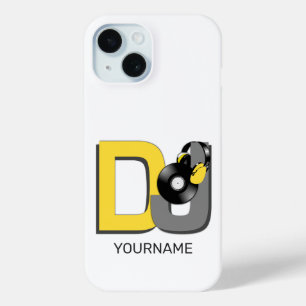 Aangepaste DJ-naam iPhone 15 Case