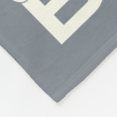 Aangepaste DJ-naam en kleurendeken Fleece Deken (Hoek)