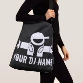 Aangepaste DJ-naam: kruiszak | jockey voor muzieks Crossbody Tas (Dichtbij)