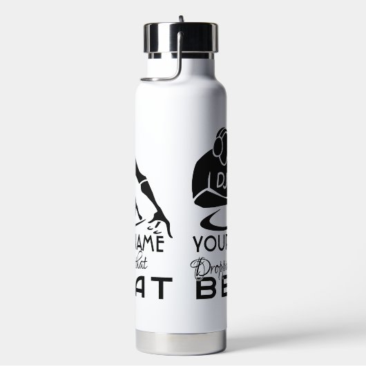 Aangepaste DJ-naam Waterfles (Rechts)