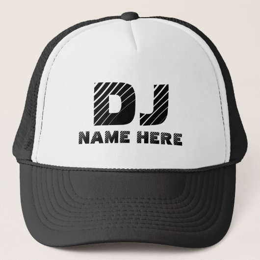 Aangepaste DJ Trucker Pet (Voorkant)
