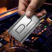 Aangepaste DJ - Unieke, zware metalen blik Visitekaartje