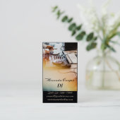 Aangepaste DJ Visitekaartje (Staand voorkant)