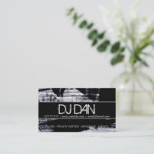 Aangepaste DJ-Visitekaartjes Visitekaartje (Staand voorkant)