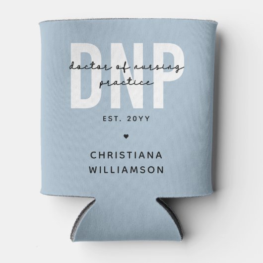 Aangepaste DNP Doctor of Nursing Practice Afstuder Blikjeskoeler (Voorkant)