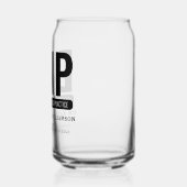 Aangepaste DNP Doctor of Nursing Practice Afstuder Blikvorm Glas (Links)