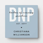 Aangepaste DNP Doctor of Nursing Practice Afstuder Fotoplaat (Voorkant)