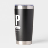 Aangepaste DNP Doctor of Nursing Practice Afstuder Geïsoleerde Drinkbeker (Achterkant)
