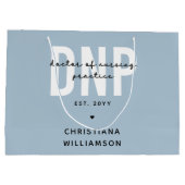 Aangepaste DNP Doctor of Nursing Practice Afstuder Groot Cadeauzakje (Achterkant)
