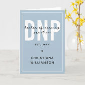 Aangepaste DNP Doctor of Nursing Practice Afstuder Kaart (Gele Bloem)